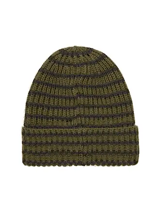 COLOR KIDS | Berretto con motivo a righe | olive